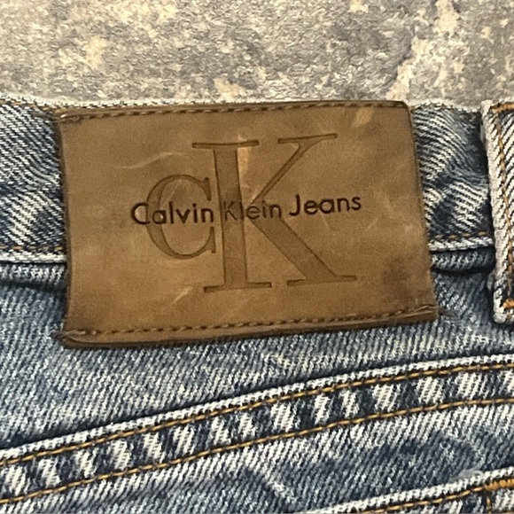 Vintage Calvin Klein made in USA jeans size 8P (28) double stone washed - Picture 8 of 11